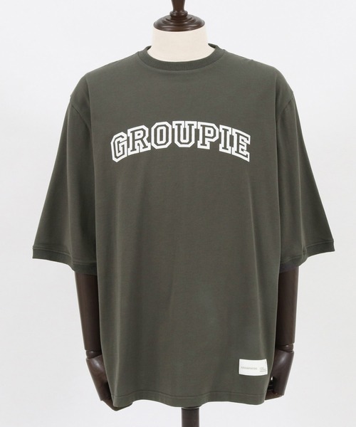 ADAM PATEK(アダムパテック)の「ADAMPATEK / groupie college Logo looose T/ルーズシルエットカレッジロゴビッグTシャツ(Tシャツ/カットソー・メンズ・ホワイト/グレー/ブラック・1/2/3)」の13枚目の写真