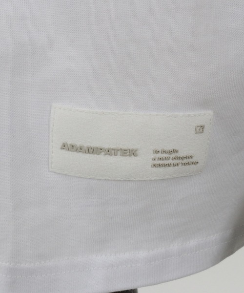 ADAM PATEK(アダムパテック)の「ADAMPATEK / groupie college Logo looose T/ルーズシルエットカレッジロゴビッグTシャツ(Tシャツ/カットソー・メンズ・ホワイト/グレー/ブラック・1/2/3)」の17枚目の写真