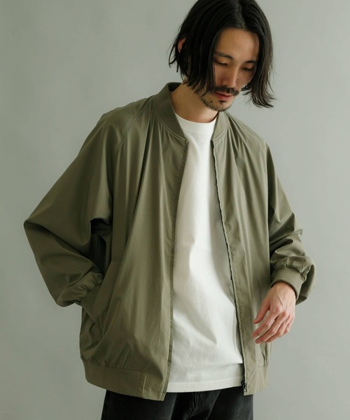 URBAN RESEARCH（アーバンリサーチ）の「T/CタイプライターZIPブルゾン（ブルゾン・メンズ・カーキ/ブルー系その他・LARGE/MEDIUM/SMALL）」の13枚目の写真