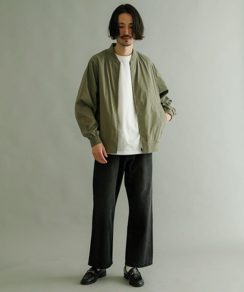 URBAN RESEARCH（アーバンリサーチ）の「T/CタイプライターZIPブルゾン（ブルゾン・メンズ・カーキ/ブルー系その他・LARGE/MEDIUM/SMALL）」の15枚目の写真