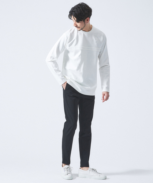 ABAHOUSE（アバハウス）の「【レギスラ/セットアップ対応】ハイストレッチ スキニーパンツ / チノパン（チノパンツ・メンズ・グレー/ブルー/ブラック/ベージュ・44/46/48）」の12枚目の写真