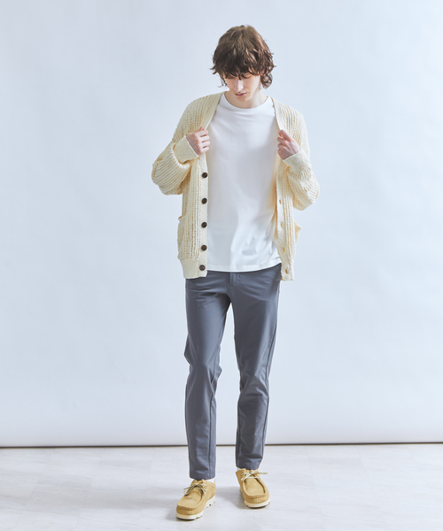 ABAHOUSE（アバハウス）の「【レギスラ/セットアップ対応】ハイストレッチ スキニーパンツ / チノパン（チノパンツ・メンズ・グレー/ブルー/ブラック/ベージュ・44/46/48）」の18枚目の写真