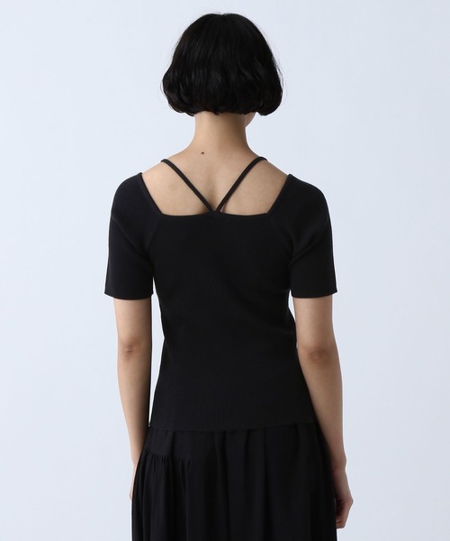 PAGEBOY（ページボーイ）の「2WAYスクエアネックTOPS（Tシャツ/カットソー・レディース・オフホワイト/ブルー/ブラック/グリーン・FREE）」の22枚目の写真