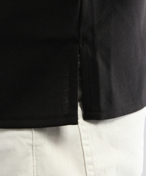 HARE(ハレ)の「スナップシャツ7分袖(HARE)(シャツ/ブラウス・メンズ・オフホワイト/ブラック/グレー/グレー系その他/ブラック系その他・SMALL/LARGE/MEDIUM)」の14枚目の写真
