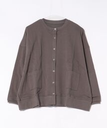 and it_（アンドイット）の「ミニ裏毛ワイドカーディガン（カーディガン/ボレロ）」