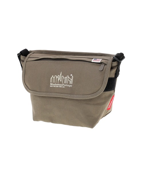 Manhattan Portage(マンハッタンポーテージ)の「Casual Messenger Bag Canvas(メッセンジャーバッグ・レディース・オリーブ/ブラック/ベージュ/ブルー/オートミール/ブラウン・X-SMALL)」の3枚目の写真