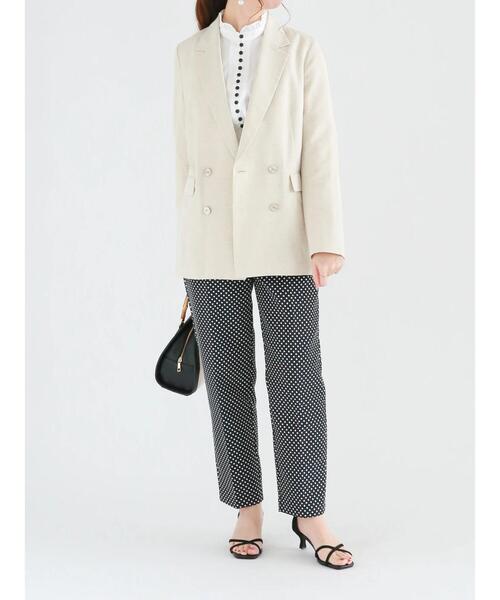 Te chichi(テチチ)の「ドットジャカードペンシルパンツ(セットアップ可)(その他パンツ・レディース・ネイビー/グレー・SMALL/MEDIUM)」の20枚目の写真