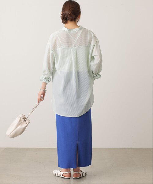 frames RAY CASSIN（フレームスレイカズン）の「シーズンレスリブナロースカート（スカート・レディース・ブルー/ブラック/グリーン/オレンジ/キナリ/ブラウン/イエロー/パープル・FREE）」の14枚目の写真