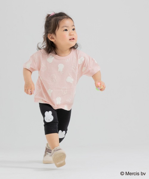 JAM & LINK（ジャムアンドリンク）の「miffy / ミッフィー 7分丈レギンス（レギンス/スパッツ・キッズ・ブラック/ピンク/ミント/ラベンダー・140cm/130cm/120cm/110cm/100cm/90cm/80ｃｍ）」の18枚目の写真