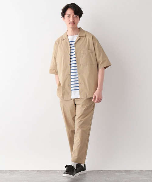 GLOBAL WORK(グローバルワーク)の「エアかるシャツ/半袖/177582(シャツ/ブラウス・メンズ・ベージュ系その他3/ブラック/ネイビー・MEDIUM/LARGE/SMALL/X-LARGE)」の13枚目の写真