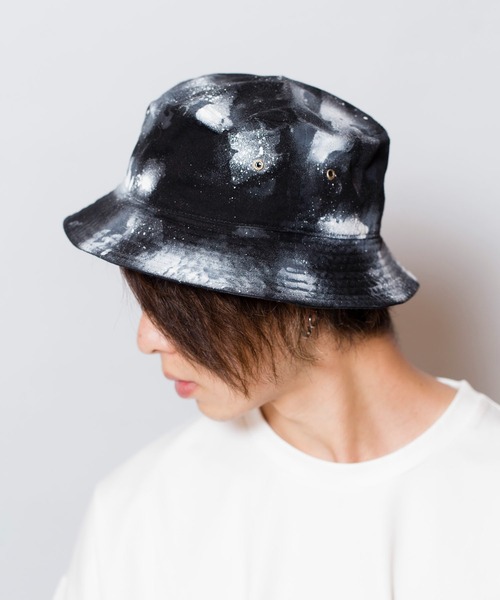 NO ID.（ノーアイディ）の「スプレーペイントツイルバケットハット（ハット）」 WEAR