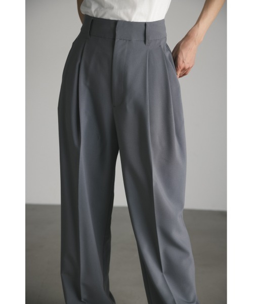 STYLEMIXER(スタイルミキサー)の「2タックライトスラックス(スラックス・レディース・グレー/ホワイト/ベージュ/ミント・MEDIUM/X-SMALL/SMALL)」の15枚目の写真