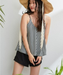 CIAOPANIC TYPY | 【WEB限定】ストライプフレアキャミ水着3点SET(水着)