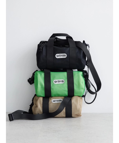 OUTDOOR PRODUCTS（アウトドアプロダクツ）の「OUTDOOR PRODUCTS ドラムバッグ（ドラムバッグ・レディース・アイボリー/グリーン/ブラック・FREE）」の7枚目の写真