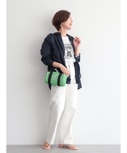 OUTDOOR PRODUCTS（アウトドアプロダクツ）の「OUTDOOR PRODUCTS ドラムバッグ（ドラムバッグ・レディース・アイボリー/グリーン/ブラック・FREE）」の12枚目の写真