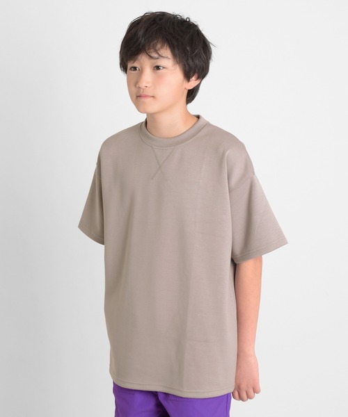 GLAZOS（グラソス）の「【接触冷感】エアリークッション・無地半袖Tシャツ（Tシャツ/カットソー・キッズ・ライトグレー/ブラック/ホワイト/ブルー・140cm/160cm/170cm/150cm）」の16枚目の写真