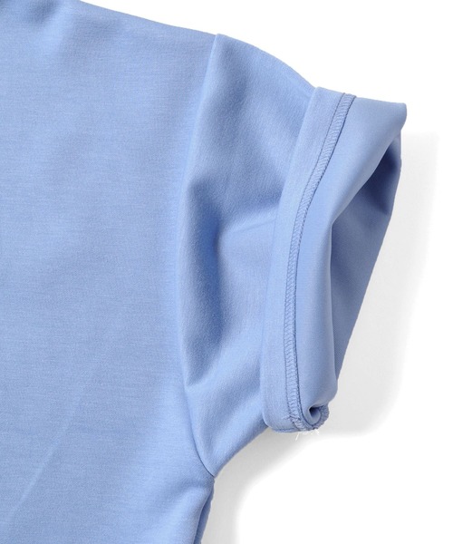 GLAZOS（グラソス）の「【接触冷感】エアリークッション・無地半袖Tシャツ（Tシャツ/カットソー・キッズ・ライトグレー/ブラック/ホワイト/ブルー・140cm/160cm/170cm/150cm）」の10枚目の写真