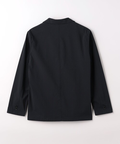 green label relaxing(グリーンレーベルリラクシング)の「サッカーストライプ ジャーディガン(テーラードジャケット・メンズ・グレー/ネイビー・S/L/M/XL)」の9枚目の写真