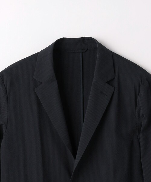 green label relaxing(グリーンレーベルリラクシング)の「サッカーストライプ ジャーディガン(テーラードジャケット・メンズ・グレー/ネイビー・S/L/M/XL)」の10枚目の写真