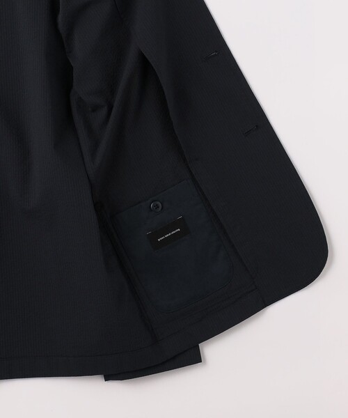 green label relaxing(グリーンレーベルリラクシング)の「サッカーストライプ ジャーディガン(テーラードジャケット・メンズ・グレー/ネイビー・S/L/M/XL)」の17枚目の写真