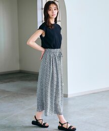 grove | フラワープリントドッキングワンピース(ワンピース)