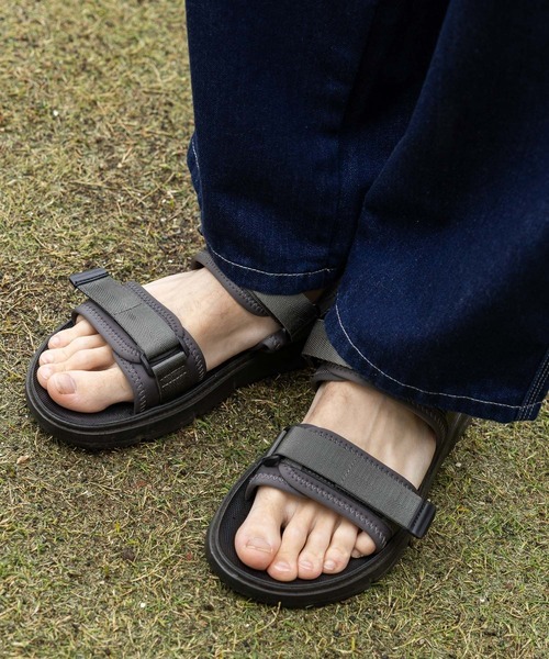 niko and...(ニコアンド)の「ストラップサンダル(サンダル・メンズ・グリーン/グレー/ブラック/キャメル/ベージュ/アクア・MEDIUM/LARGE)」の15枚目の写真