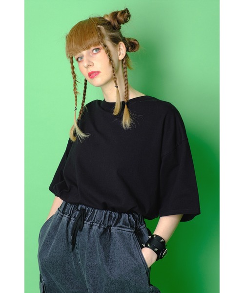 ankoROCK（アンコロック）の「an meets zakka 2連スパイクスタッズバックルベルトレザーワイドバングル（バングル/リストバンド・メンズ・A・ONE SIZE）」の4枚目の写真