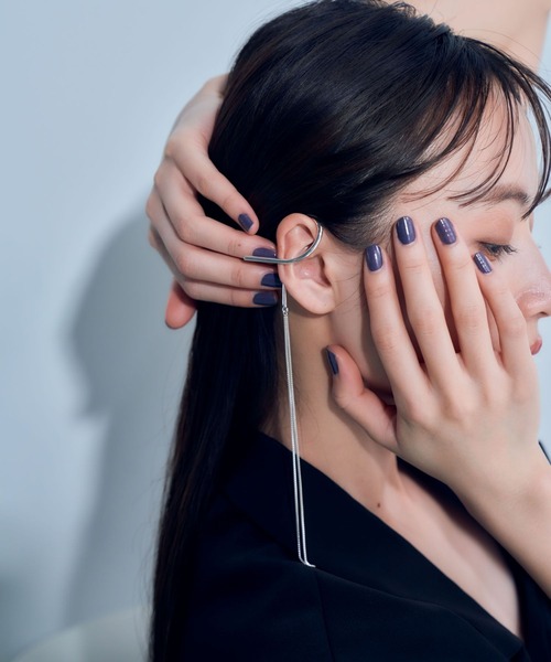 HARE（ハレ）の「チェーンデザインイヤーカフ(HARE)（イヤーカフ・レディース・シルバー・FREE）」の7枚目の写真