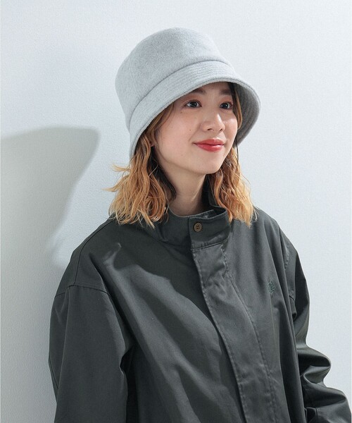 Ray BEAMS（レイビームス）の「Ray BEAMS / バケットハット（ハット・レディース・ブラック/ライトグレー・ONE SIZE）」の17枚目の写真