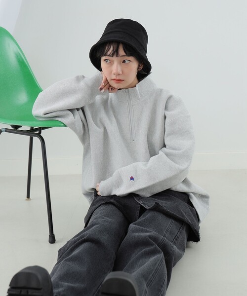 Ray BEAMS（レイビームス）の「Ray BEAMS / バケットハット（ハット・レディース・ブラック/ライトグレー・ONE SIZE）」の14枚目の写真
