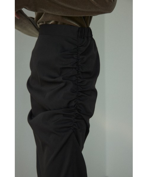 BLACK BY MOUSSY(ブラックバイマウジー)の「side slit skirt(サイドスリットスカート)(スカート・レディース・カーキ/ブラック/ライトグレー・2/1)」の20枚目の写真