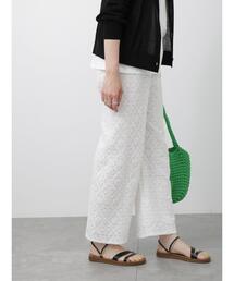 Samansa Mos2 blue | レースパンツ(その他パンツ)