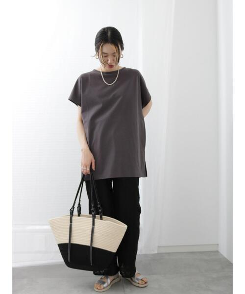 Samansa Mos2 blue（サマンサモスモスブルー）の「レースパンツ（その他パンツ・レディース・キナリ/ブラック/オフホワイト・F）」の8枚目の写真