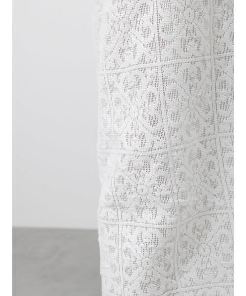 Samansa Mos2 blue（サマンサモスモスブルー）の「レースパンツ（その他パンツ・レディース・キナリ/ブラック/オフホワイト・F）」の20枚目の写真