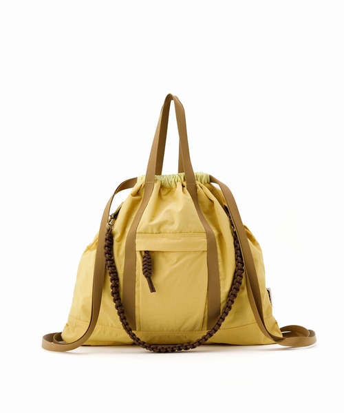 CONTROL FREAK / CTFK（コントロールフリーク）の「CONTROL FREAK / CTFK（コントロールフリーク）撥水ナイロン3WAYスクエアトート（トートバッグ・レディース・ブラック/サンドグレー/グリーン/ブルー/アイボリー/オレンジ/オリーブ/ベージュ/モスグリーン/マスタード/グレー/ブラウン/レオパード・FREE）」の11枚目の写真