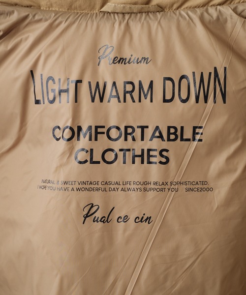 PUAL CE CIN(ピュアルセシン)の「【2023AW】ダウンベスト(ダウンベスト・レディース・ベージュ/アイボリー/ブラック・FREE)」の10枚目の写真