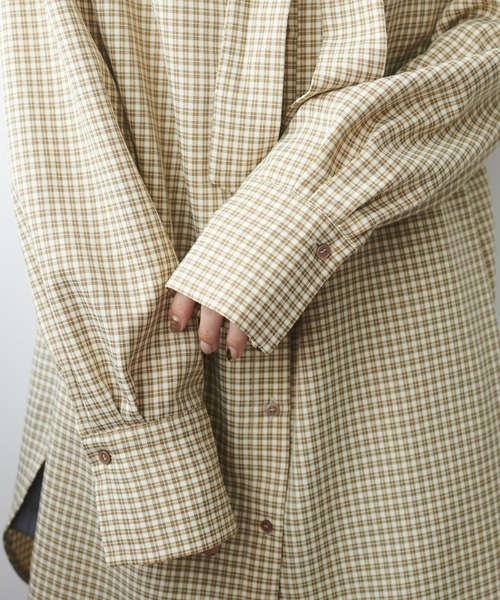 DISCOAT(ディスコート)の「チェックボウタイブラウス(シャツ/ブラウス・レディース・ブラック/ベージュ・FREE)」の21枚目の写真