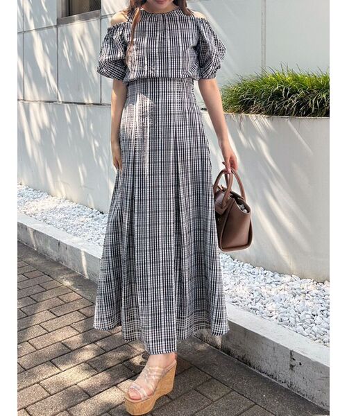 MERCURYDUO(マーキュリーデュオ)の「シアーチェックバックシャンブラウス(シャツ/ブラウス・レディース・ブラック/オフホワイト・FREE)」の19枚目の写真