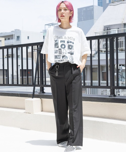 PBLIM（ページボーイリム）の「PBLIM/タックスラックス（スラックス・レディース・ブラウン/ブラック・MEDIUM/LARGE）」の8枚目の写真