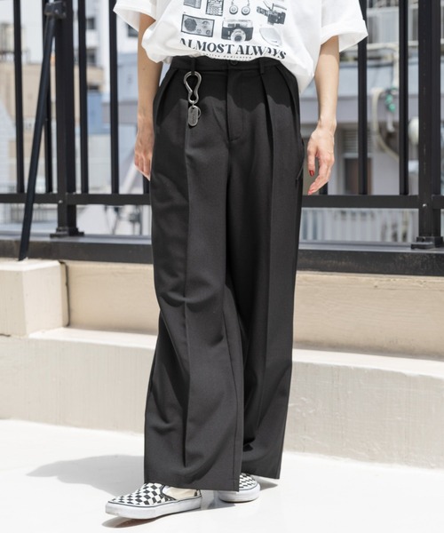 PBLIM（ページボーイリム）の「PBLIM/タックスラックス（スラックス・レディース・ブラウン/ブラック・MEDIUM/LARGE）」の11枚目の写真