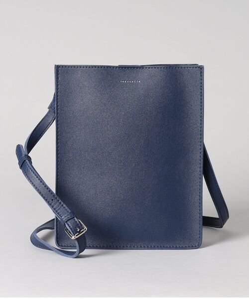 THE SHOP TK (ザ ショップ ティーケー )の「◆【ヒルナンデス!で紹介/ユニセックスでオススメ】BOXショルダーバッグ/スムースレザースクエアショルダーバッグ(ショルダーバッグ・メンズ・ネイビー/ピンク系/ブラック/ブラウン系その他/グレー/オフホワイト・00)」の1枚目の写真