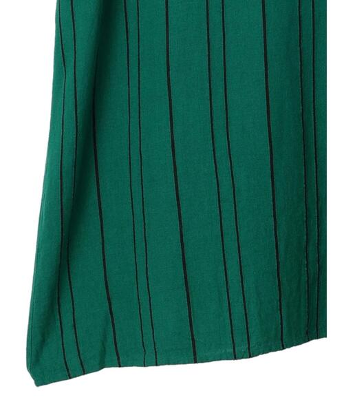 AMERICAN HOLIC（アメリカンホリック）の「リネンブレンドストライプワンピース（ワンピース・レディース・グリーン/ブラウン・M/L）」の22枚目の写真