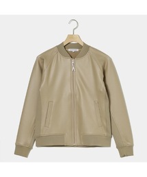 ROSASEN（ロサーセン）の「【Rosasen/GOLF】A-Line ソフトストレッチレザー風ブルゾン（ブルゾン）」