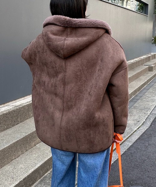 ブルゾン Risley/別注リバーシブルファーコート