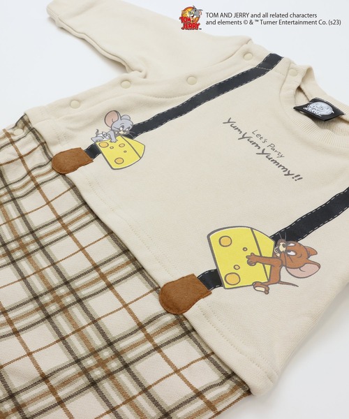 Tom＆Jerry（トムアンドジェリー）の「TOM&JERRY / トムとジェリー 長袖カバーオール（ロンパース・キッズ・D/A/B/C・80ｃｍ/60cm/70cm）」の15枚目の写真