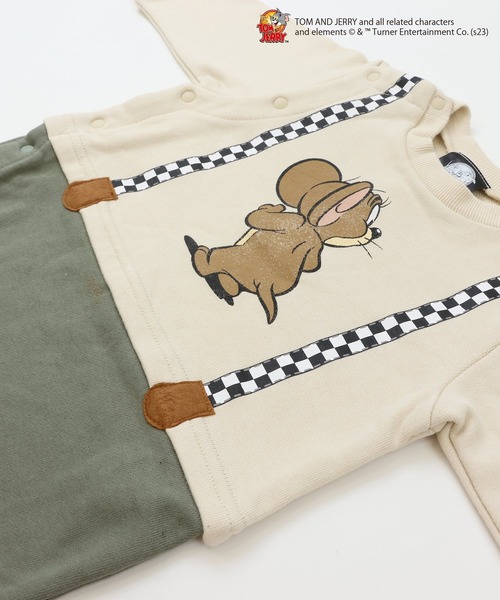 Tom＆Jerry（トムアンドジェリー）の「TOM&JERRY / トムとジェリー 長袖カバーオール（ロンパース・キッズ・D/A/B/C・80ｃｍ/60cm/70cm）」の19枚目の写真