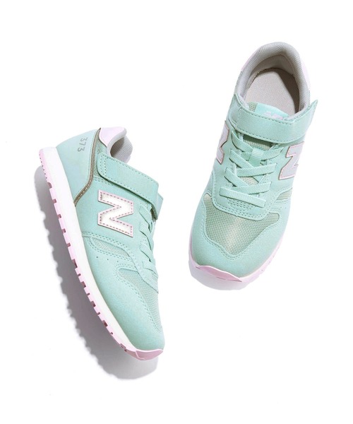 NEW BALANCE(ニューバランス)の「【KIDS】【New Balance/ニューバランス】YV373(スニーカー・キッズ・ブラック/サックスブルー・18/19/20/21)」の2枚目の写真