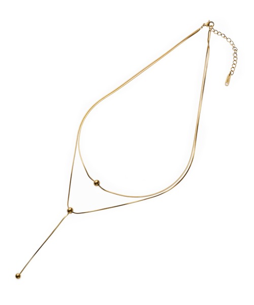 CENE（セネ）の「【CENE】セネ/トリプルボールネックレス（ネックレス・レディース・ゴールド/シルバー・FREE）」の3枚目の写真