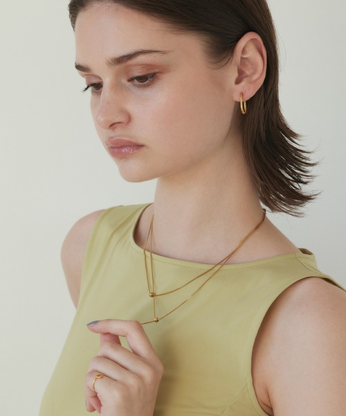 CENE（セネ）の「【CENE】セネ/トリプルボールネックレス（ネックレス・レディース・ゴールド/シルバー・FREE）」の16枚目の写真