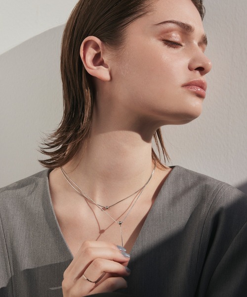 CENE（セネ）の「【CENE】セネ/トリプルボールネックレス（ネックレス・レディース・ゴールド/シルバー・FREE）」の13枚目の写真